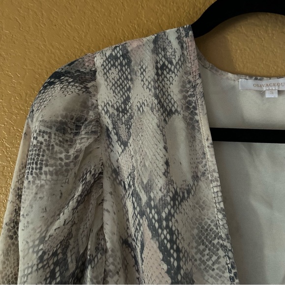 Olivaceous Gray Animal Print Women’s Dress - Size Small - Picture 7 of 12